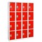 Adiroffice 12 in W, 12 in D, 72 in H, Steel ADI629-204-RED-4PK - alternate 1